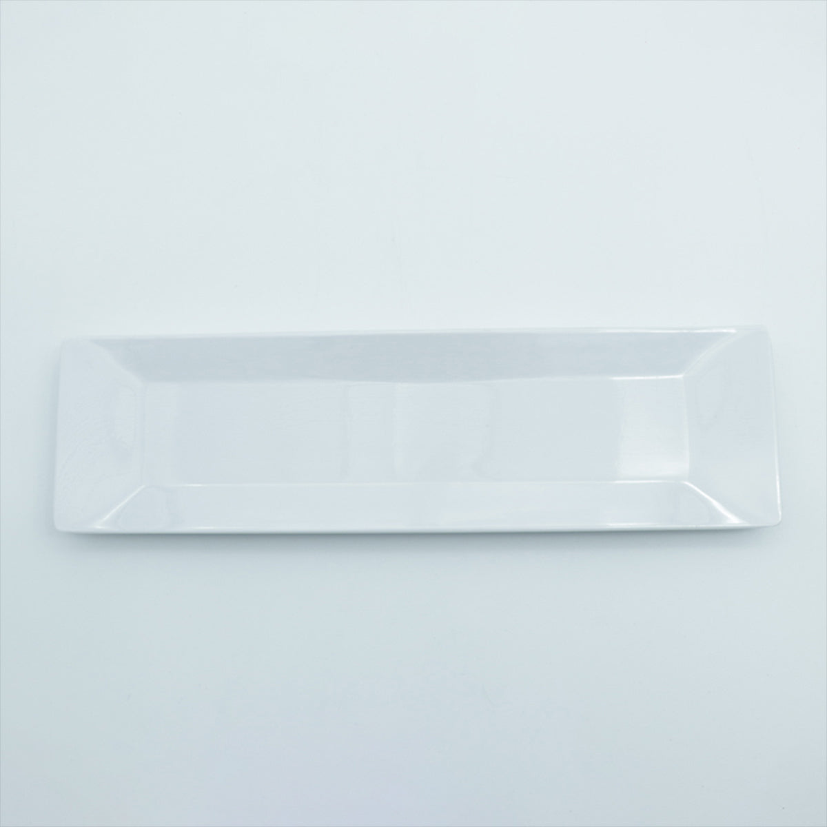 Bandeja Rectangular de 32 x 9 cm de Melamina Blanca