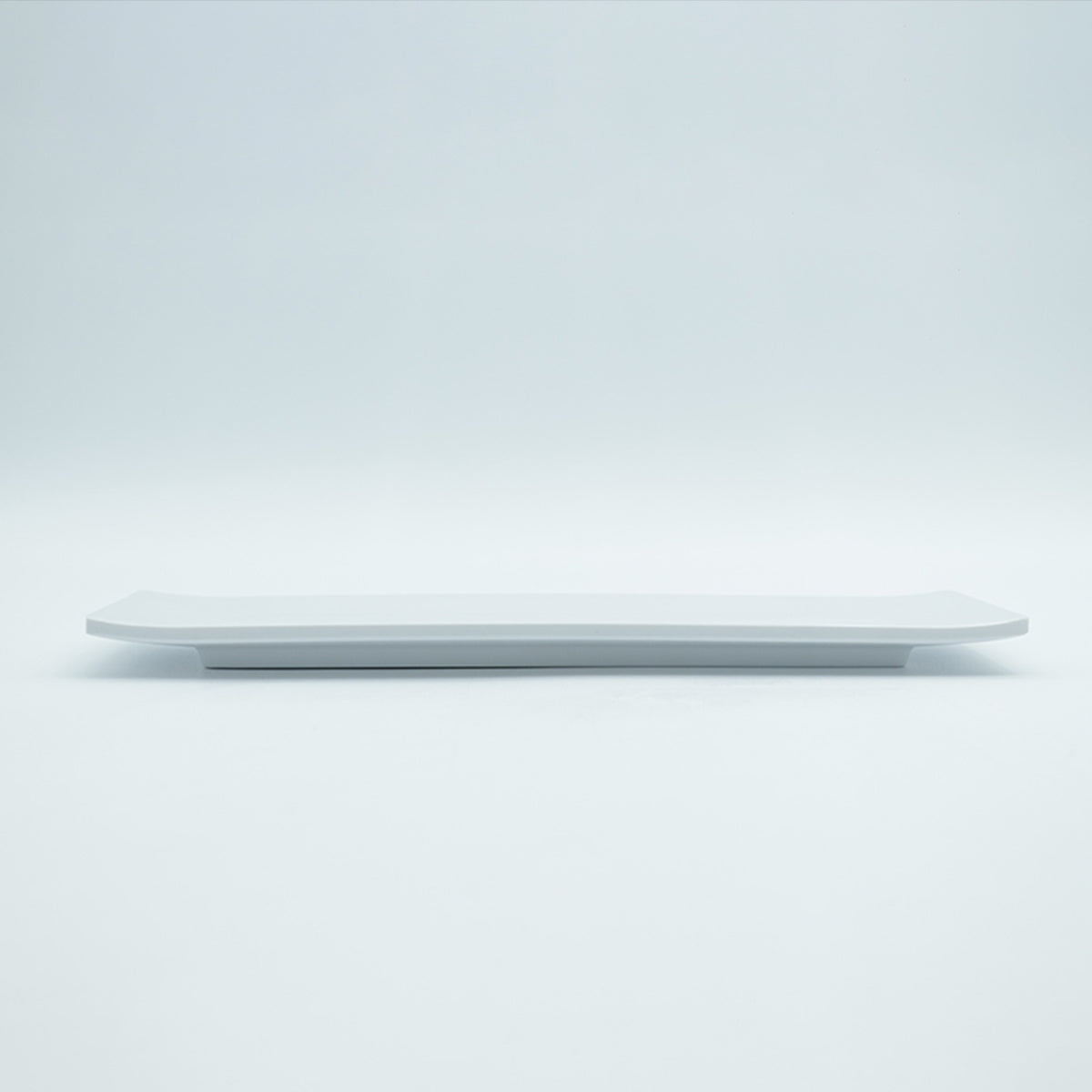 Bandeja Rectangular de 32 x 9 cm de Melamina Blanca