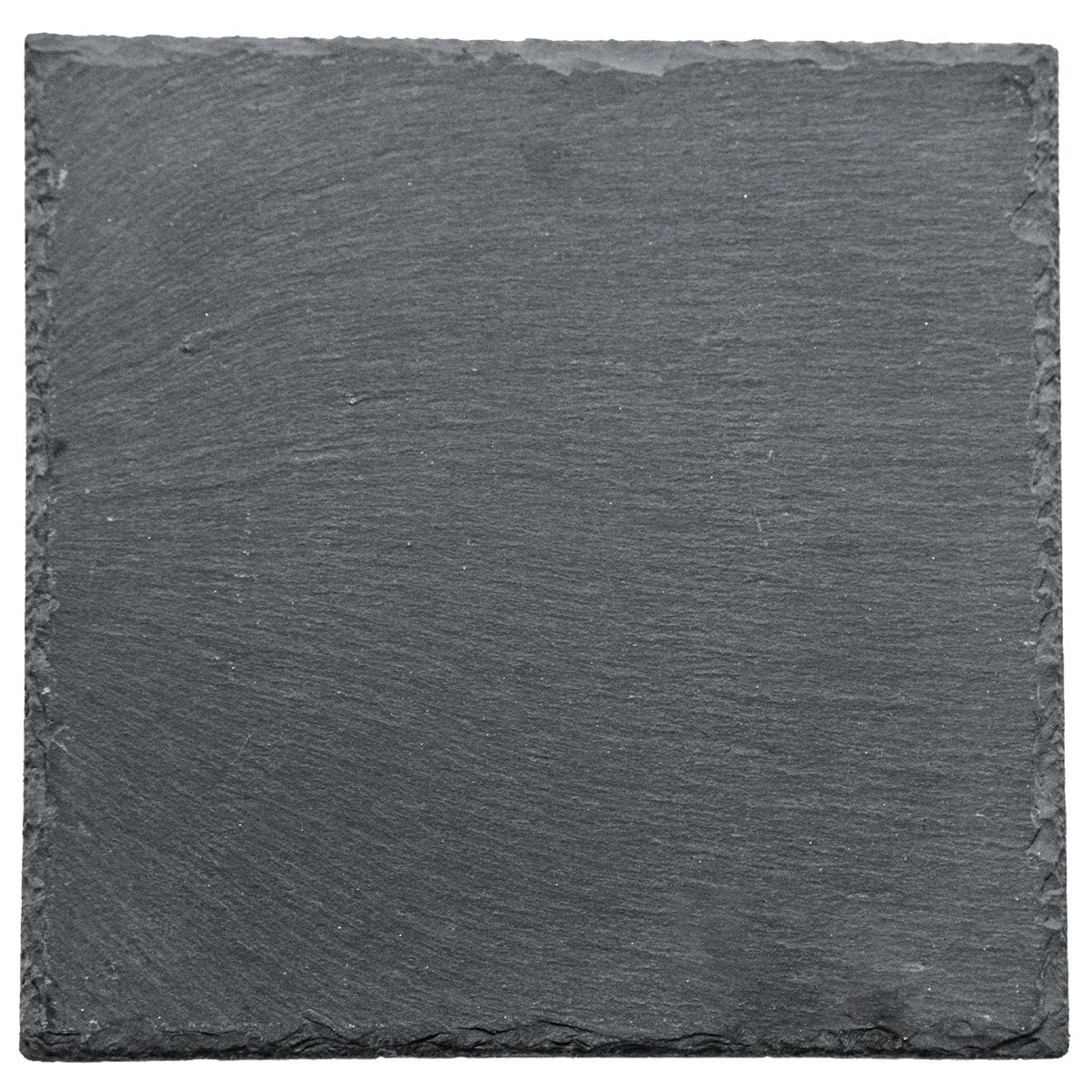Plato Cuadrado de 20 cm Pietra Volcánica Color Negro