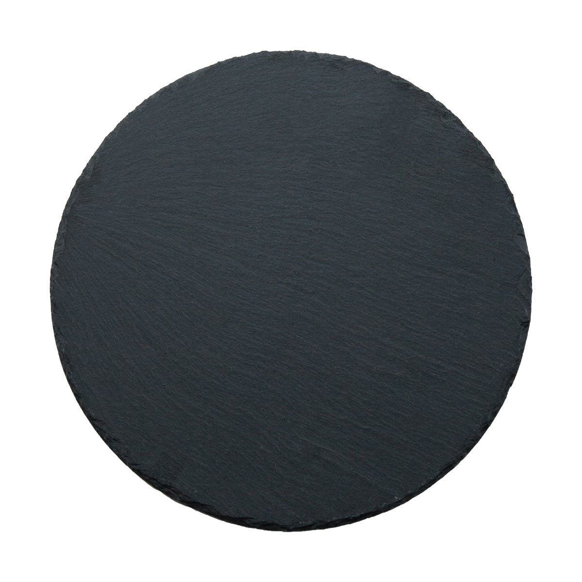 Plato Redondo de 26 cm de Pietra Volcánica Color Negro