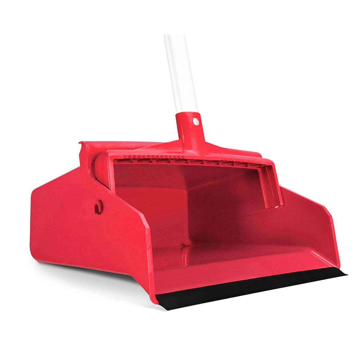 Recogedor de Plástico Dust-Pro con Sistema Dual Color Rojo
