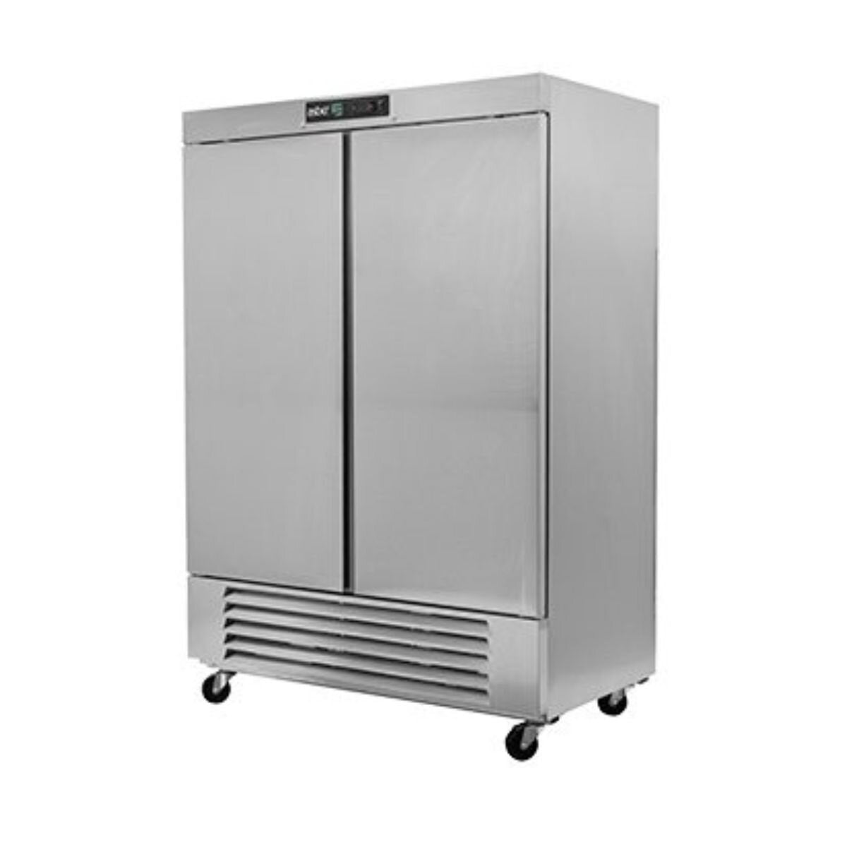 Refrigerador Vertical de 2 Puertas de Acero Inoxidable 49 Ft3