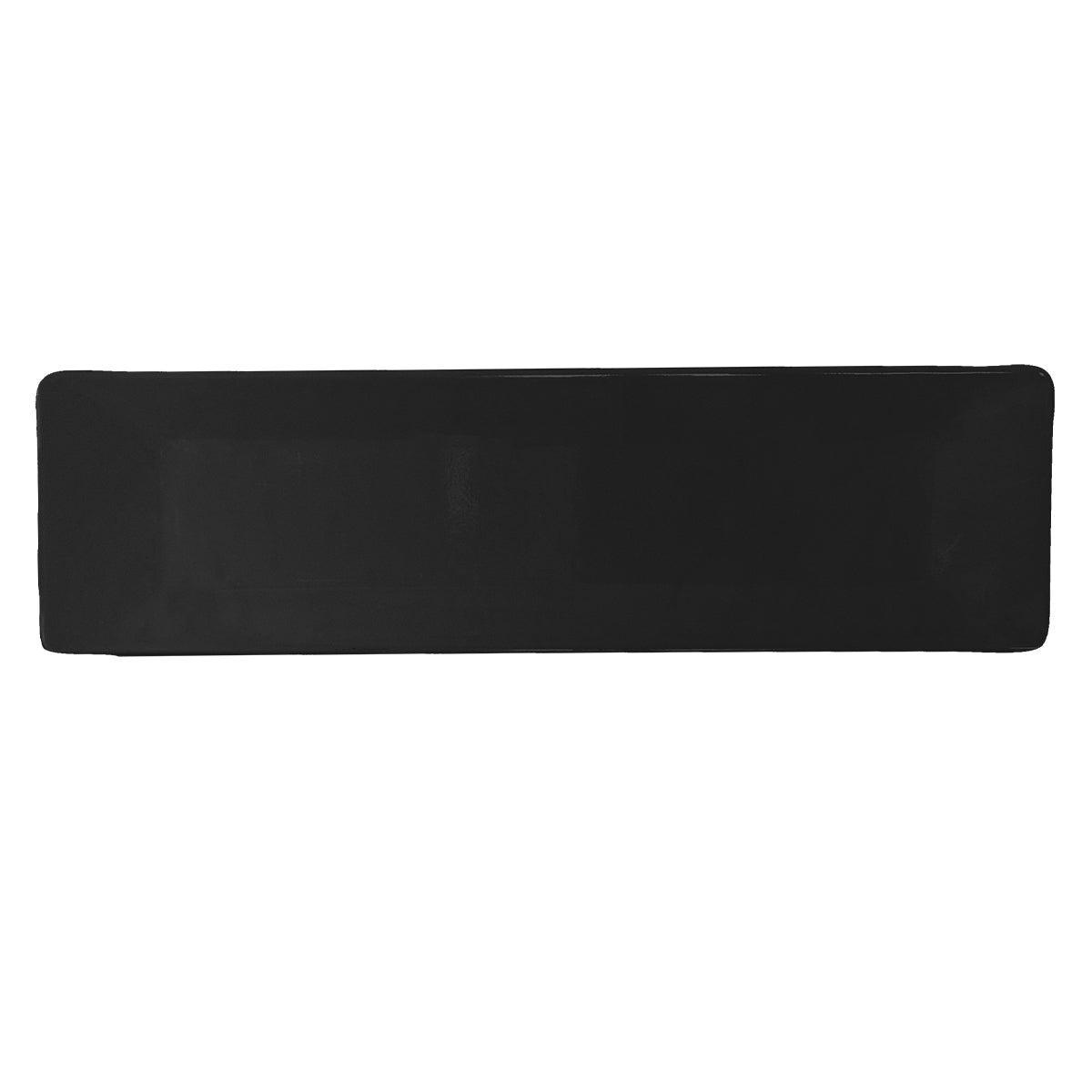 Bandeja Rectangular de 32 x 9 cm de Melamina Color Negra