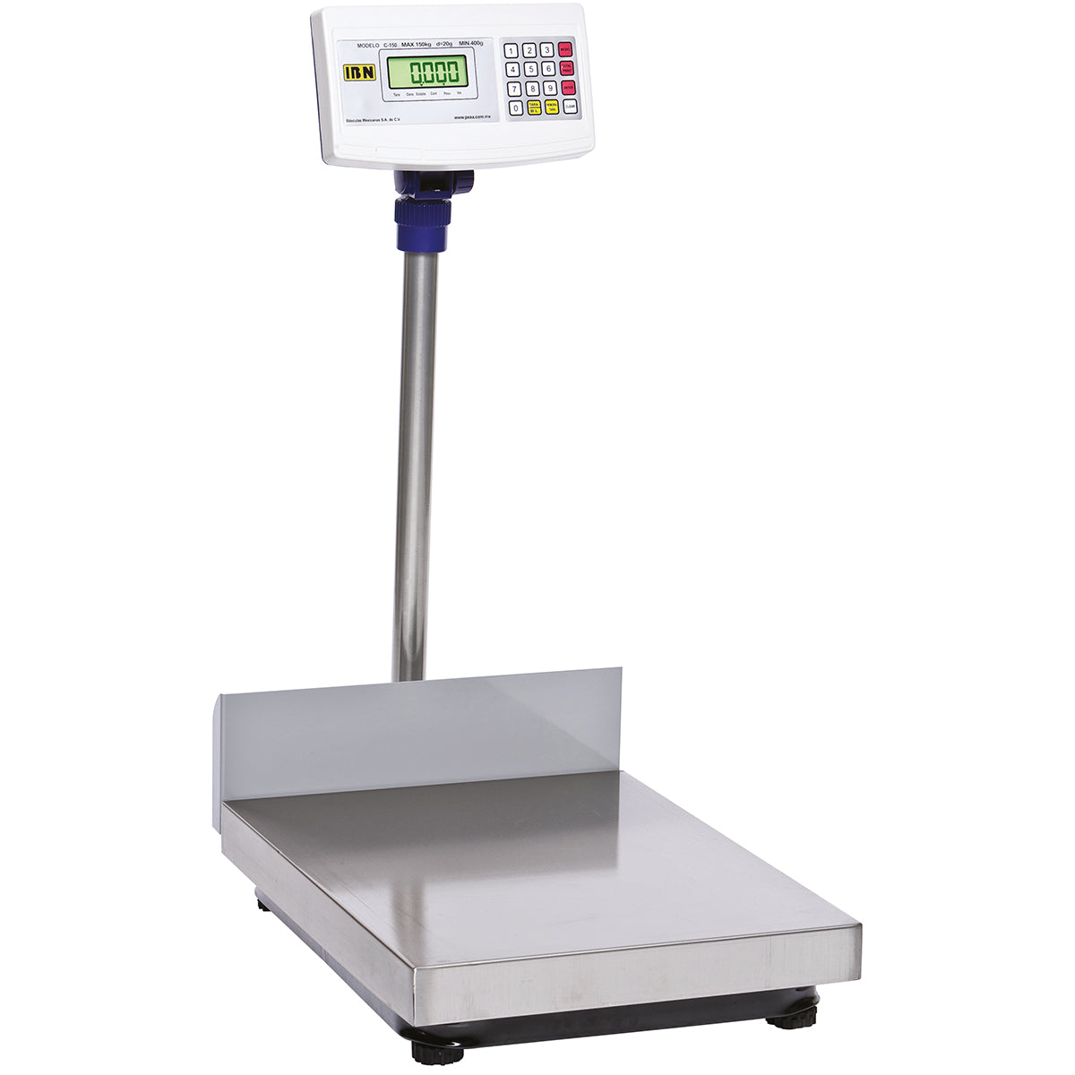 Báscula Electrónica de Plataforma de 150 kg x 20 kg