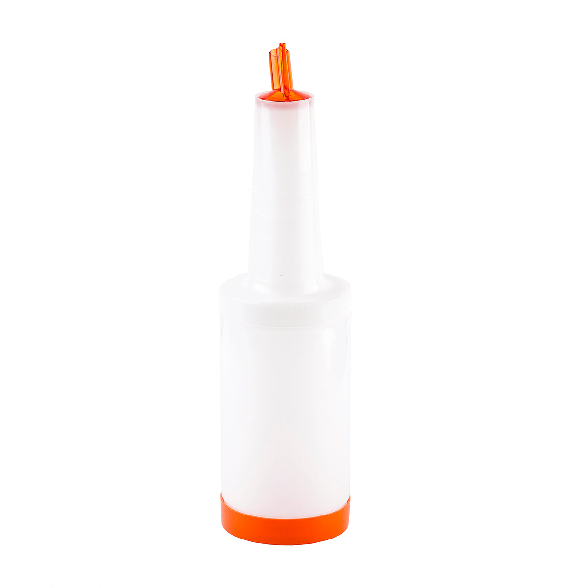 Bote de Plástico con Boquilla Naranja de 32 oz PourMaster