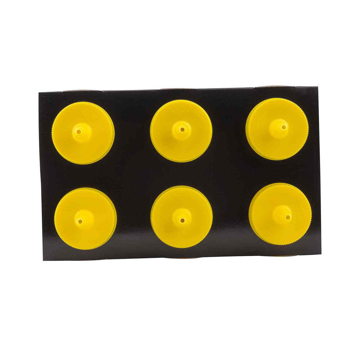 Bote de Plástico Despachador Amarillo de 350 ml con 6 Piezas