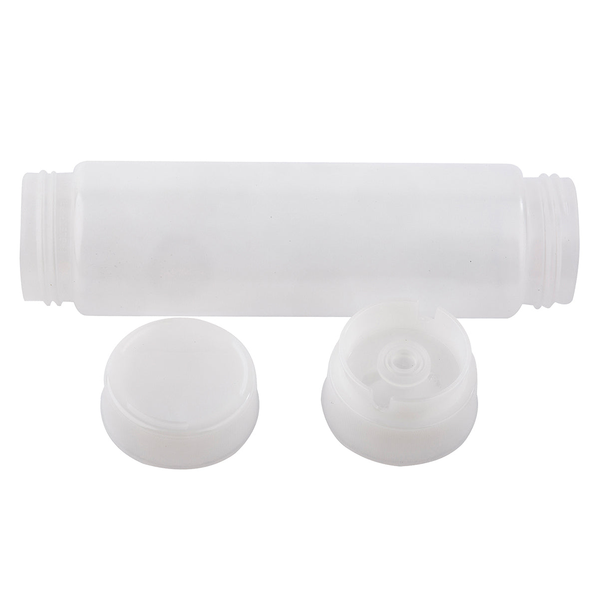 Bote de Plástico Despachador Transparente 473 ml Dualway