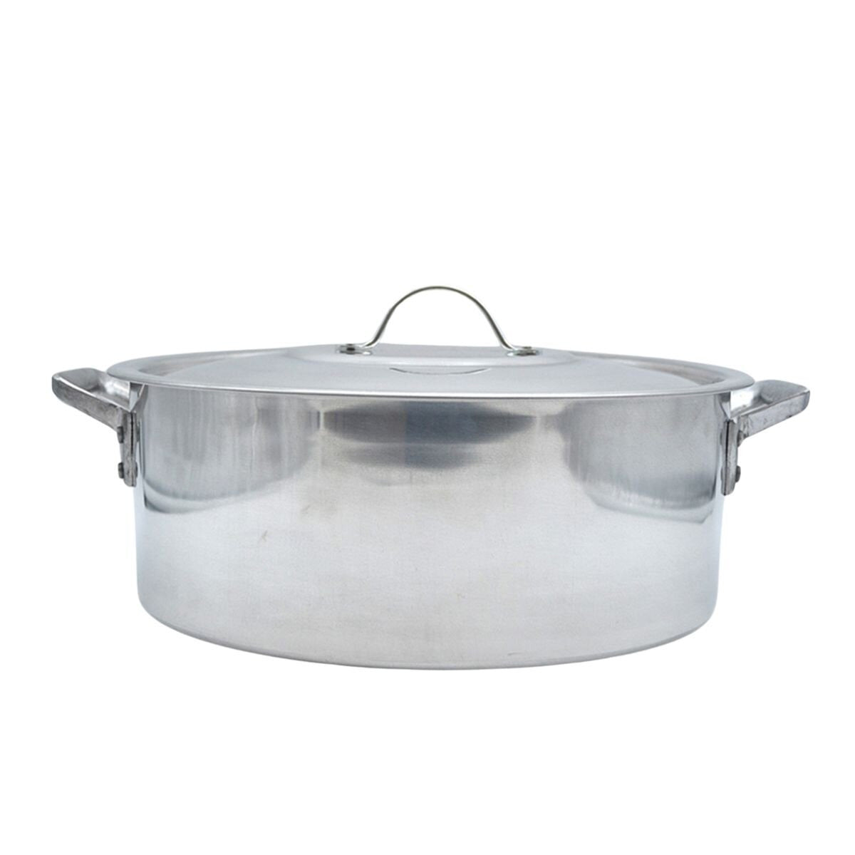 Budinera con Tapa Aluminio Triple Fuerte #34 12 lt 34x13 cm