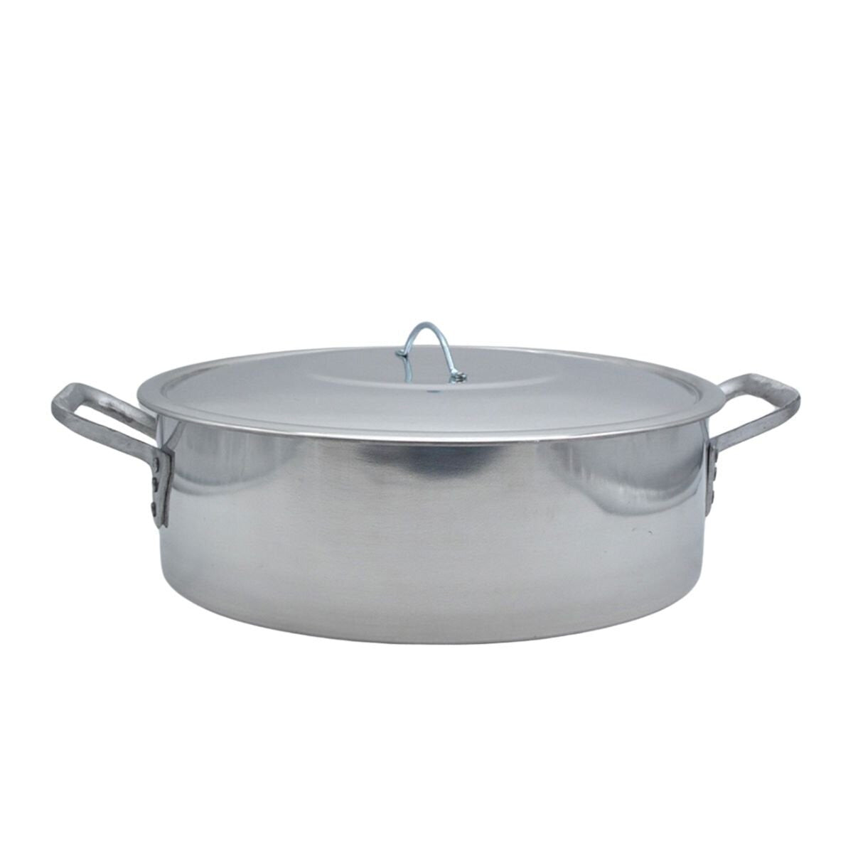 Budinera con Tapa Aluminio Triple Fuerte #40 16 lt 40x14 cm