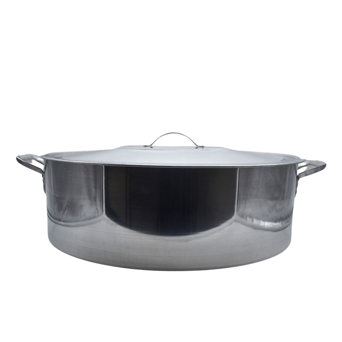 Budinera con Tapa Aluminio Triple Fuerte #60 56 lt 60x19 cm