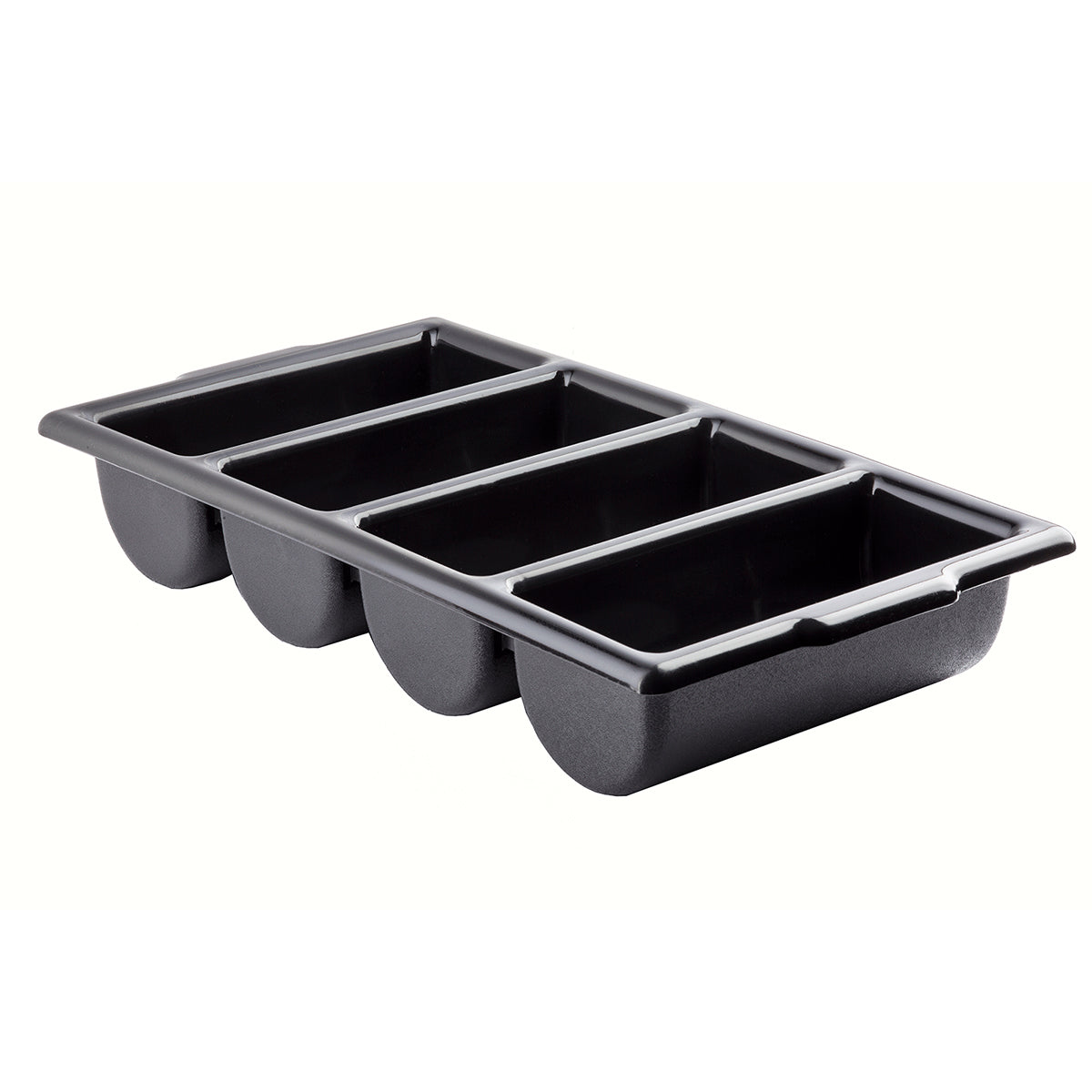 Caja para Cubiertos de 4 Divisiones Color Negro