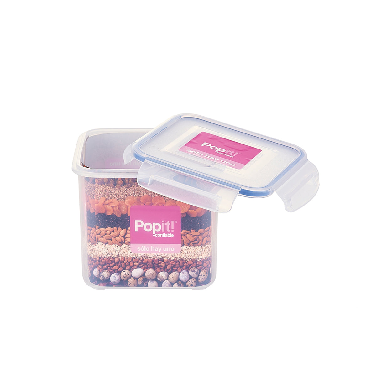 Caja Plástica de 143 x 143 x 123 mm de 1.6 lt