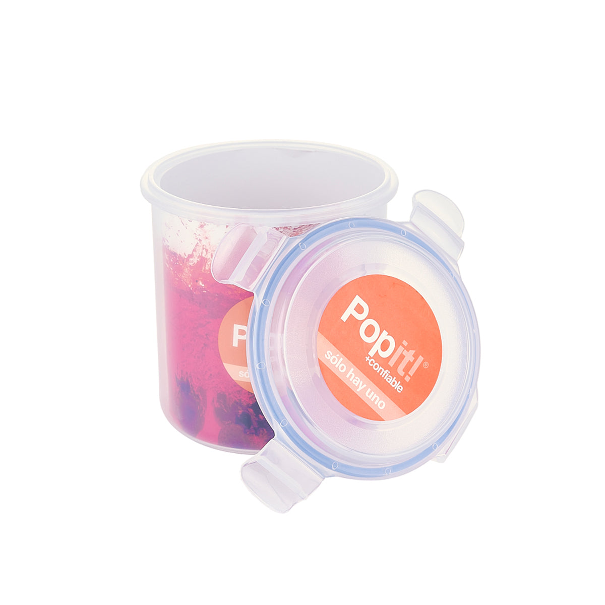 Caja Plástica Redonda de 131 mm de Diámetro 115 mm 1.2 lt