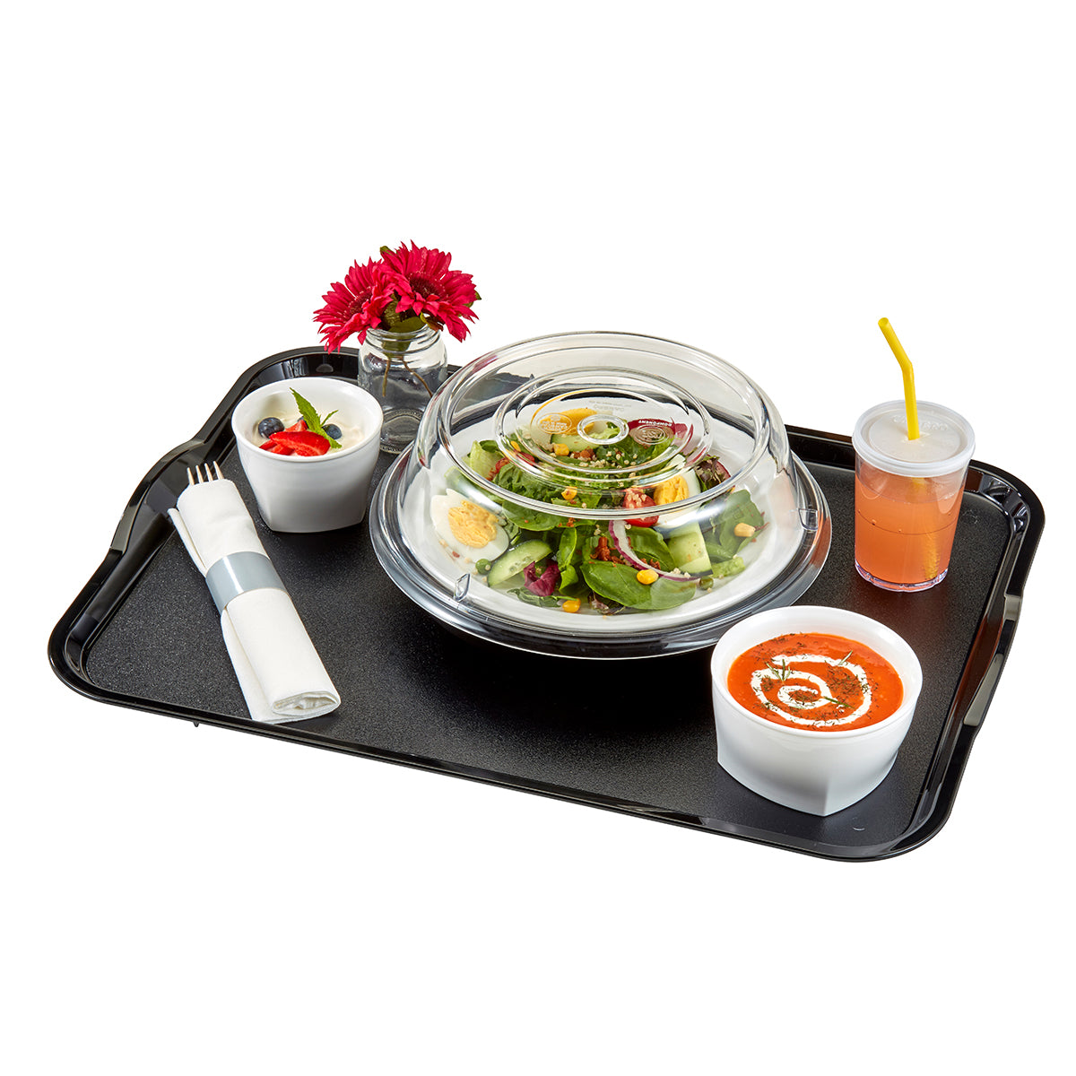 Campana Cubreplato de Policarbonato Transparente 27 cm