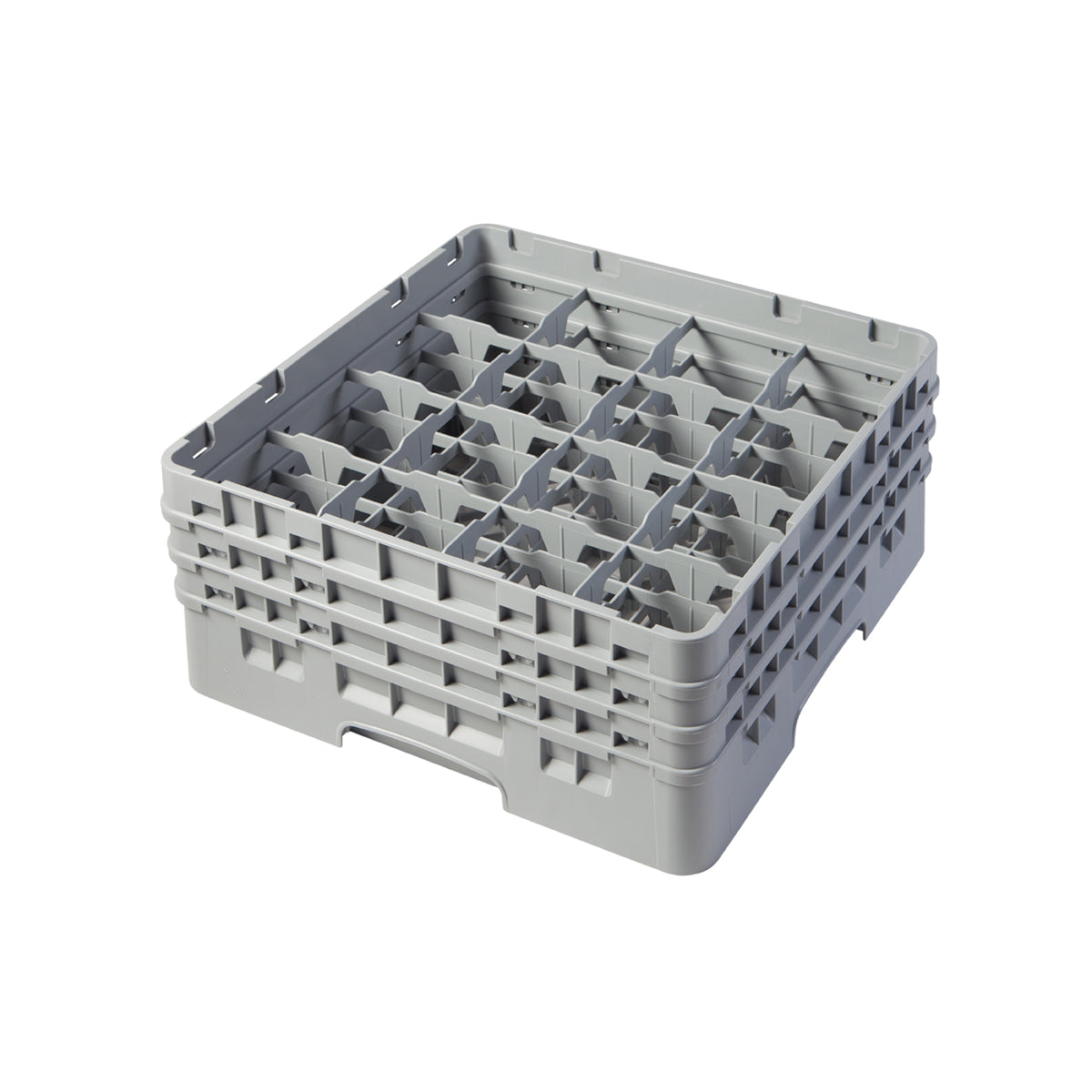 Canastilla para Copa de 16 Compartimentos 50x50x22.5 cm Gris