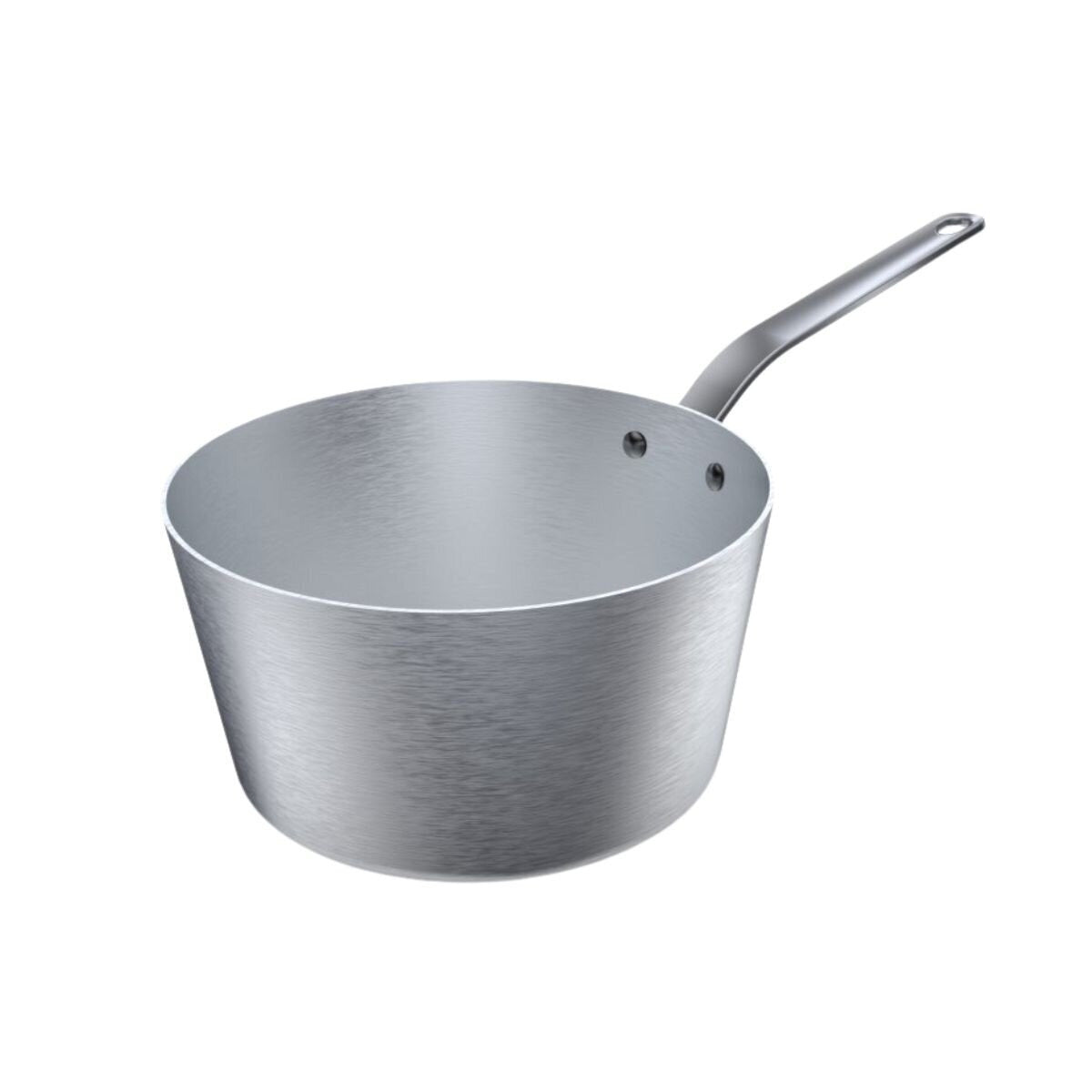 Cazo Cónico de Aluminio con Mango Capacidad 5.5 qt