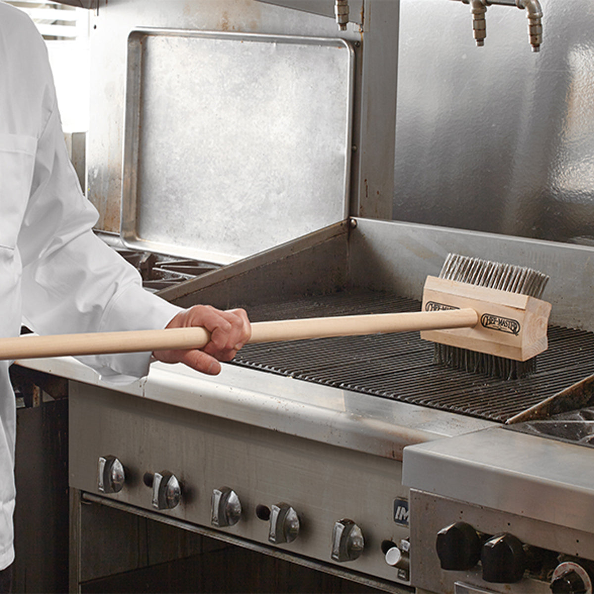 Cepillo para Parrilla de Acero Inoxidable 48 Pulgadas