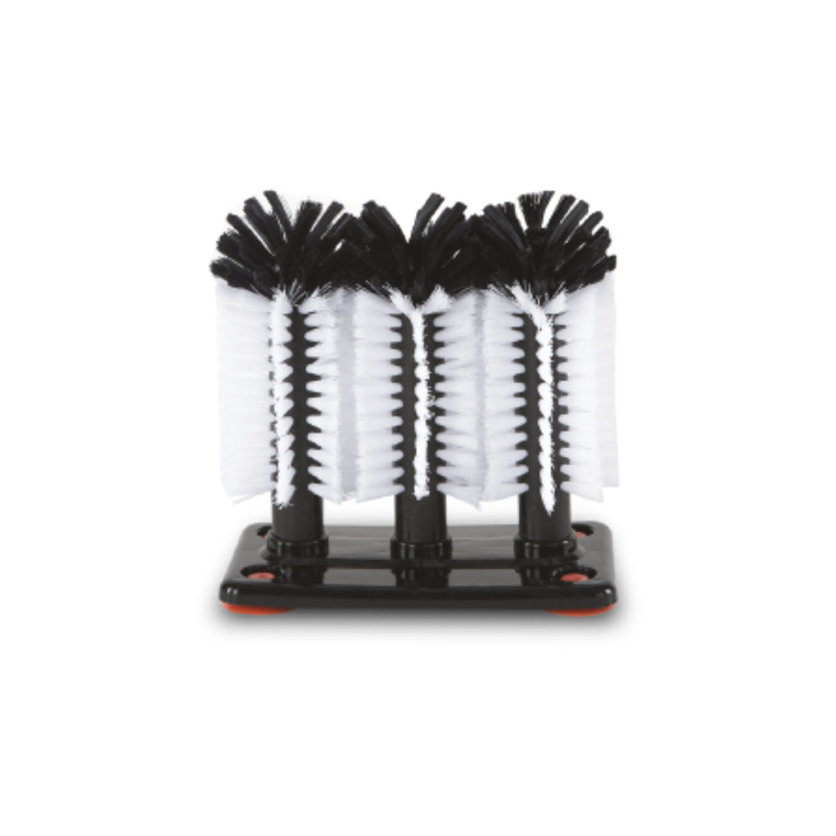 Cepillo Triple para Lavar Vasos con Base de Plástico