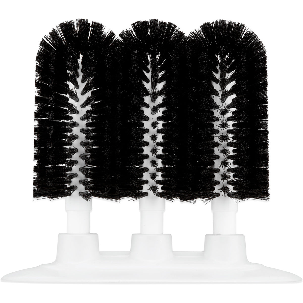 Cepillo Triple para Lavar Vasos Base de Plástico