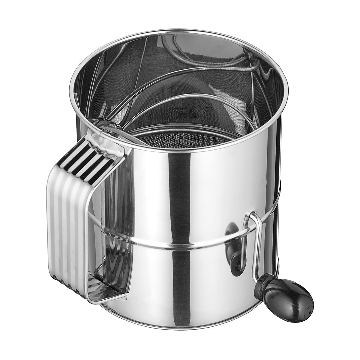 Cernidor de Acero Inoxidable para Harina Capacidad 8 Tazas