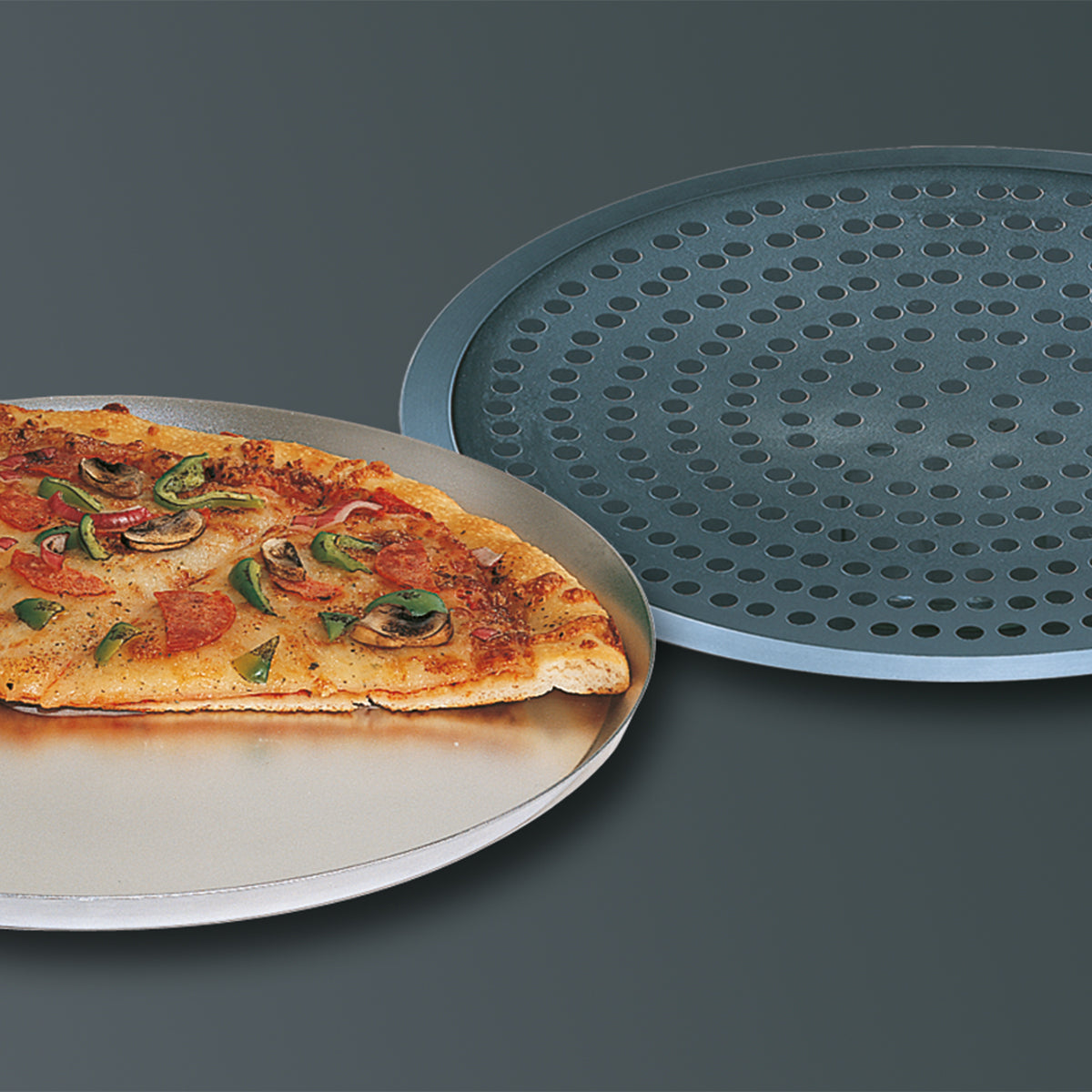 Charola con Filo Perforada para Pizza de 10 Pulgadas