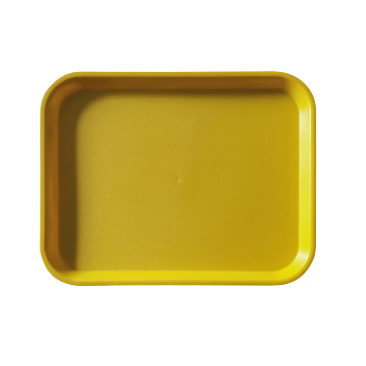 Charola Rectangular Amarilla de Plástico de 35 x 45 cm 