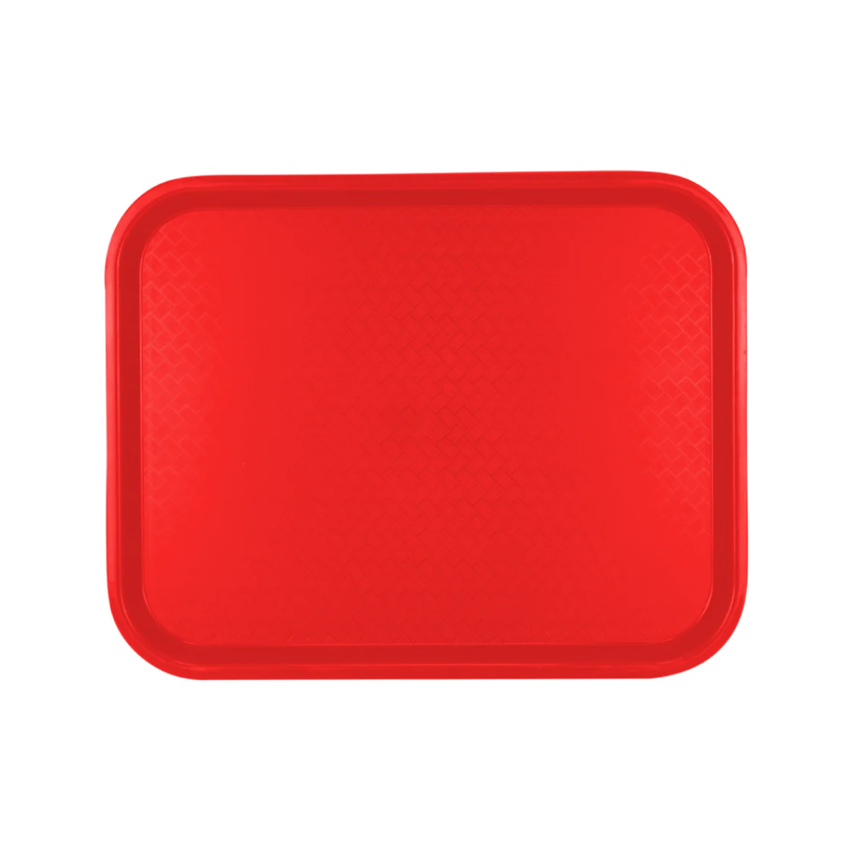 Charola Rectangular Roja de Plástico de 35 x 45 cm  