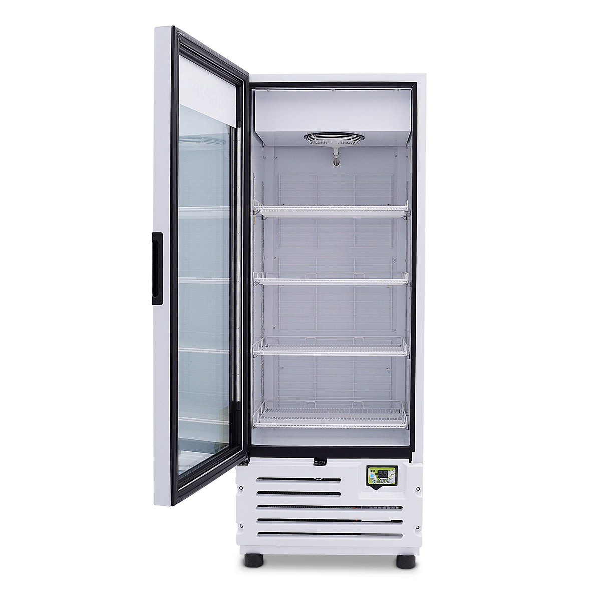 Congelador Vertical de 1 Puerta de Cristal 16 Ft3