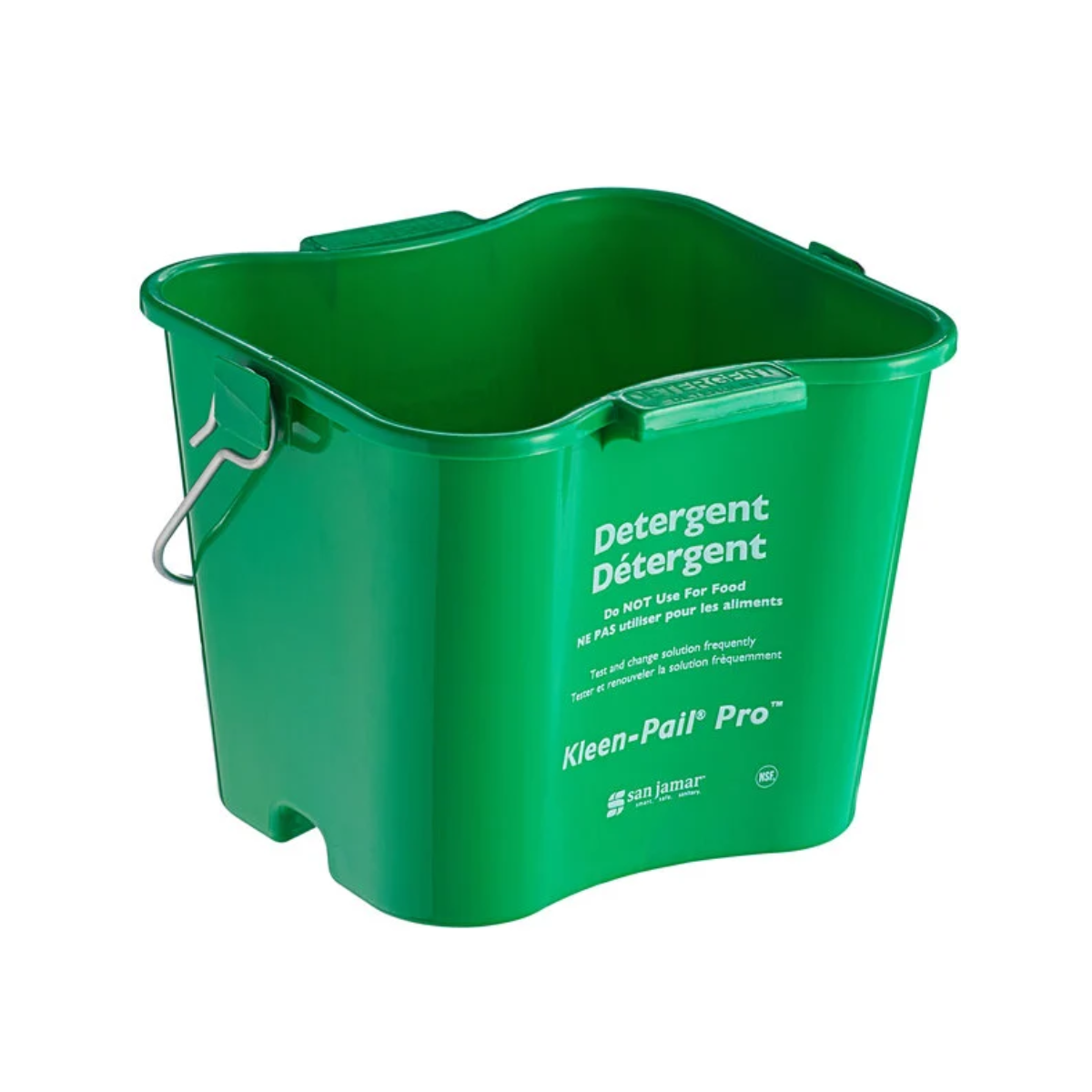 Cubeta Verde Rectangular para Detergente 3 Litros 