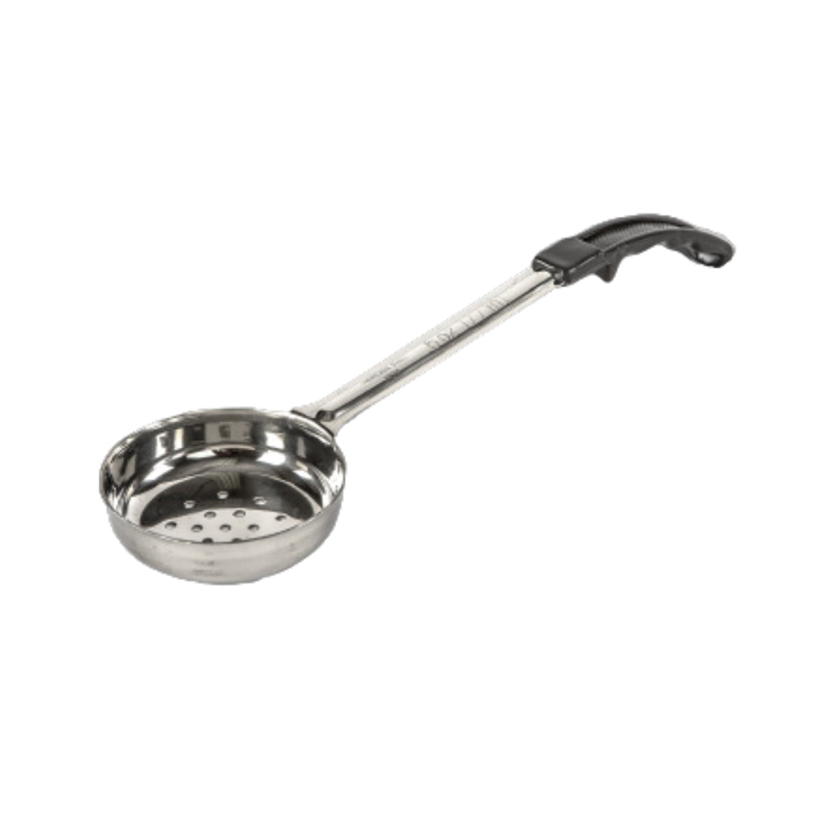 Cucharón Proporcionador Perforado 6 oz Mango Negro