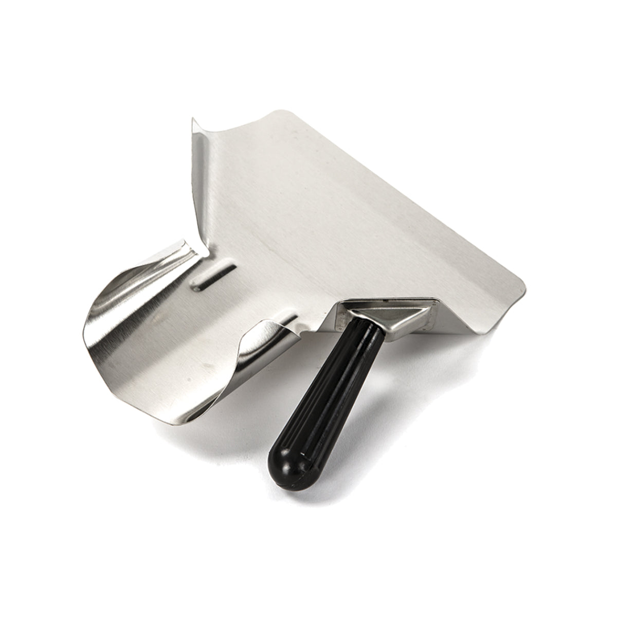Cucharón para Embolsar Papas de Acero Inoxidable Derecho