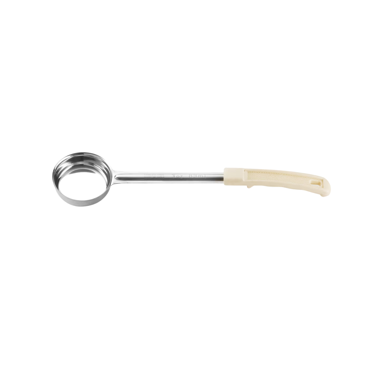 Cucharón  Porcionador Sólido de 88 ml Color Blanco