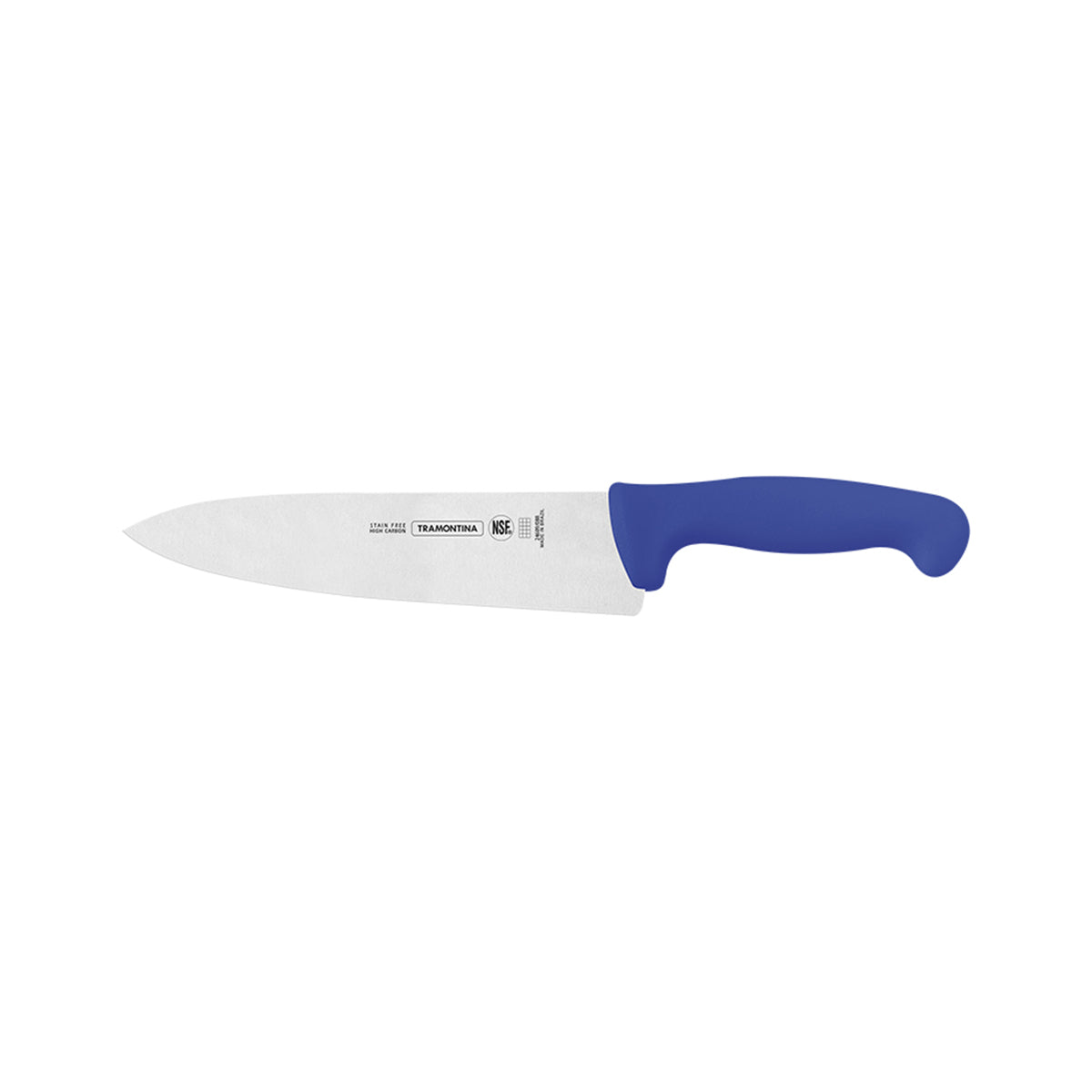 Cuchillo Chef de 8 Pulgadas con Mango de Polipropileno Azul