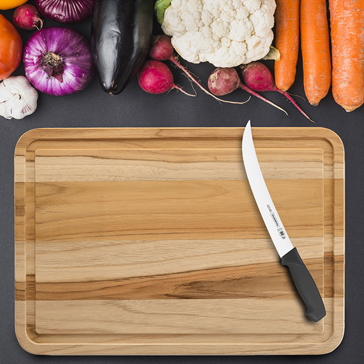 Cuchillo Bistecero Flexible de 10 Pulgadas Color Negro