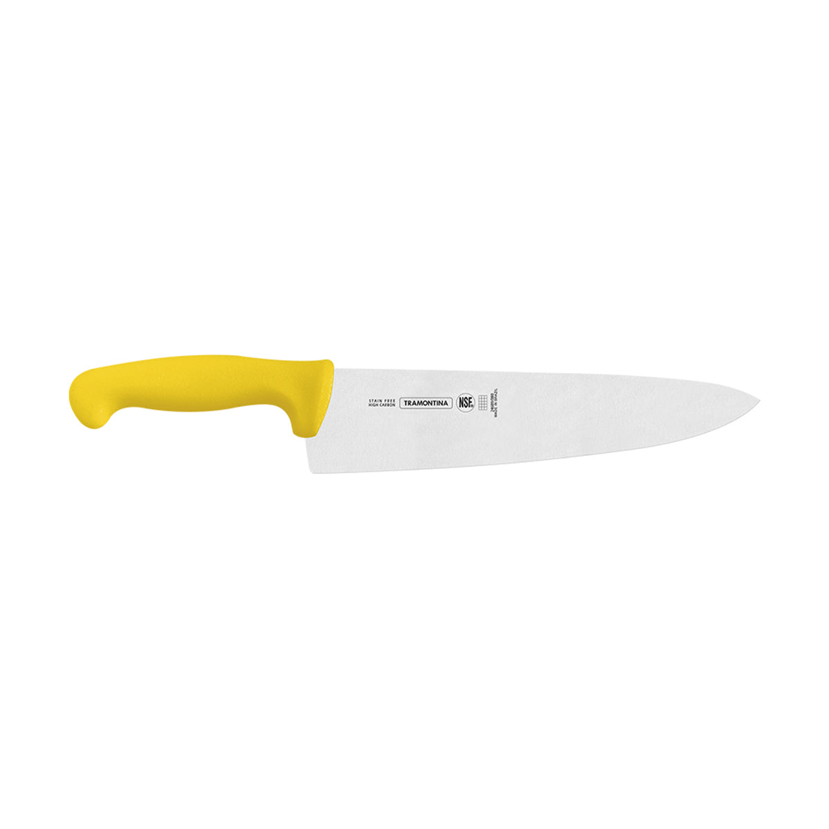 Cuchillo Chef 10 Pulgadas, Mango de Polipropileno Amarillo