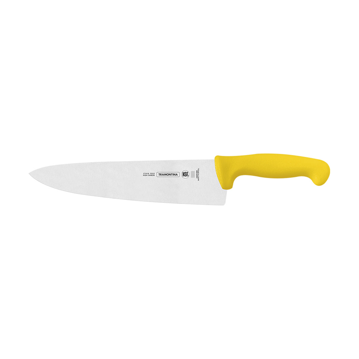 Cuchillo Chef 10 Pulgadas, Mango de Polipropileno Amarillo
