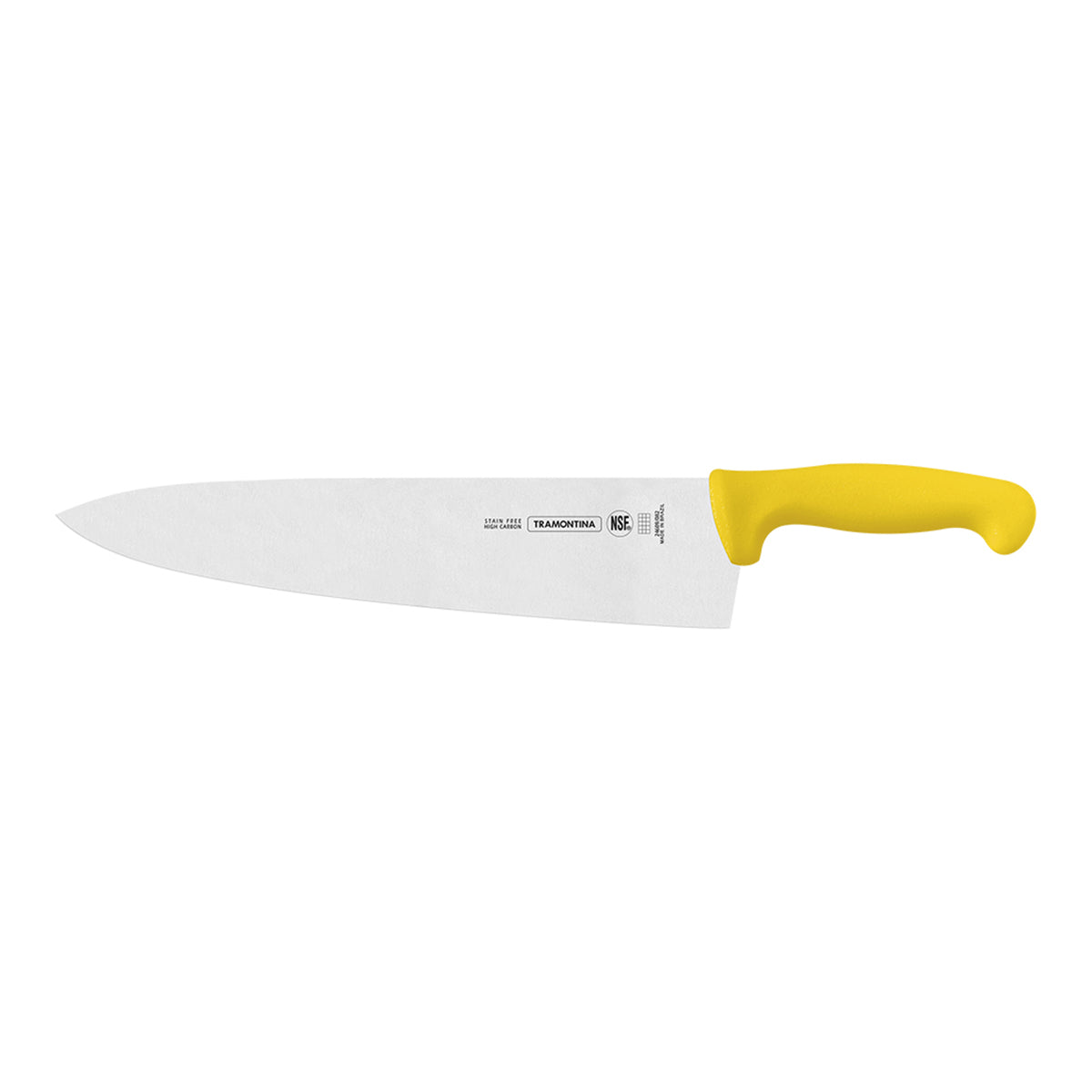 Cuchillo Chef 12 Pulgadas, Mango de Polipropileno Amarillo