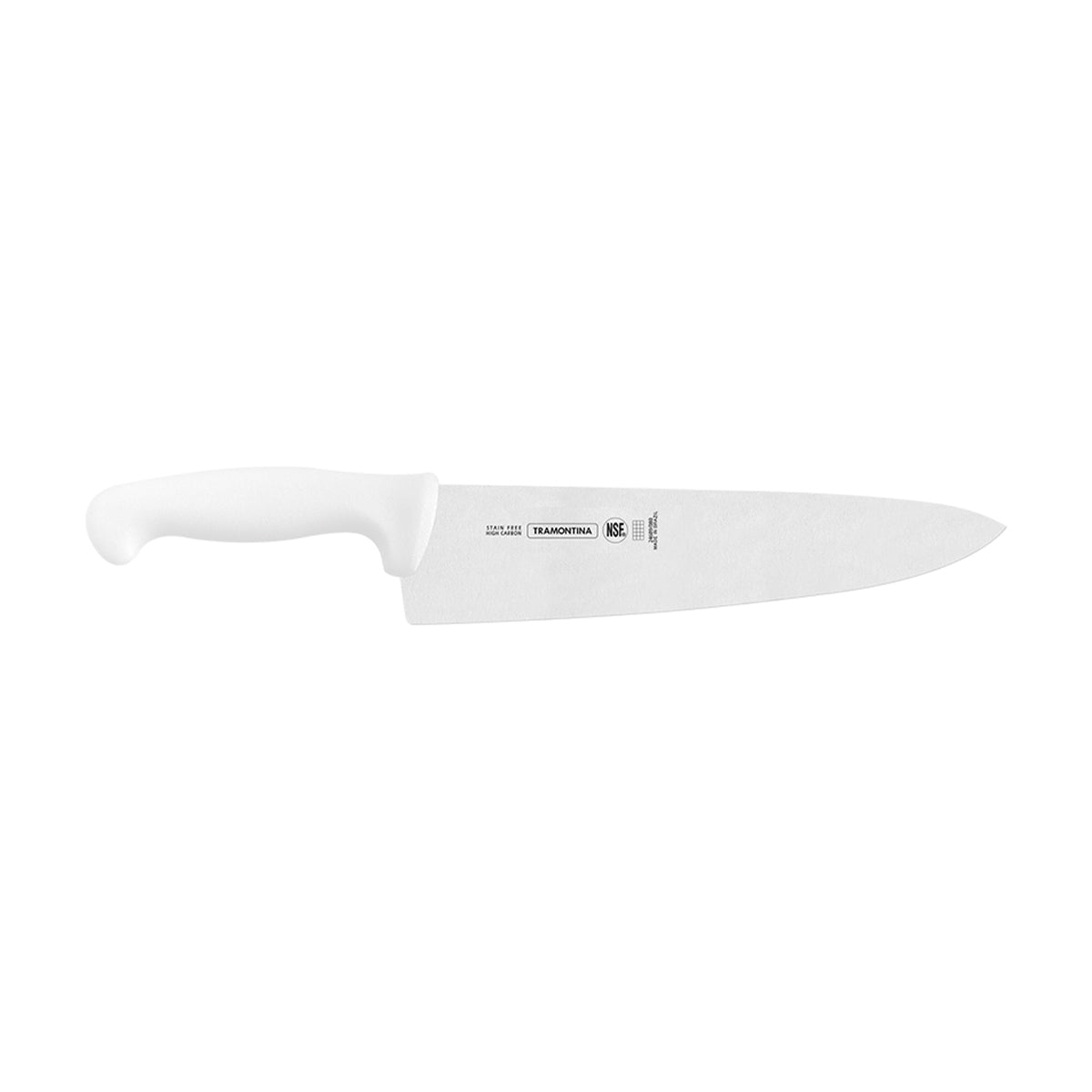 Cuchillo Chef de 12 Pulgadas con Mango Polipropileno Blanco