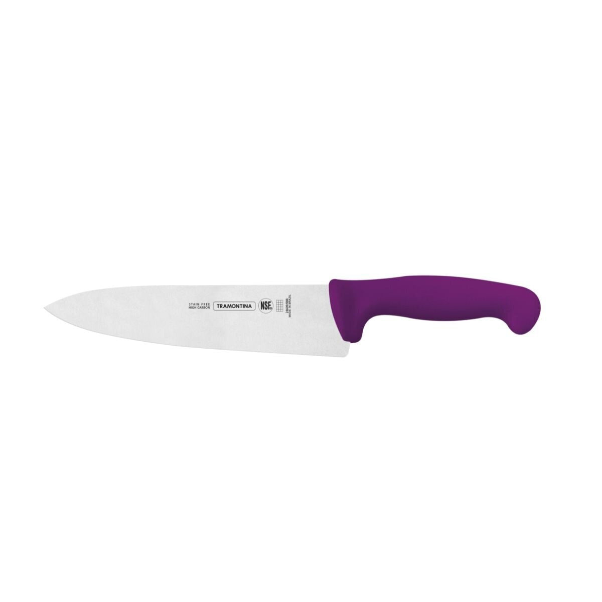 Cuchillo Chef de 8" Mango Morado Antialergénico 