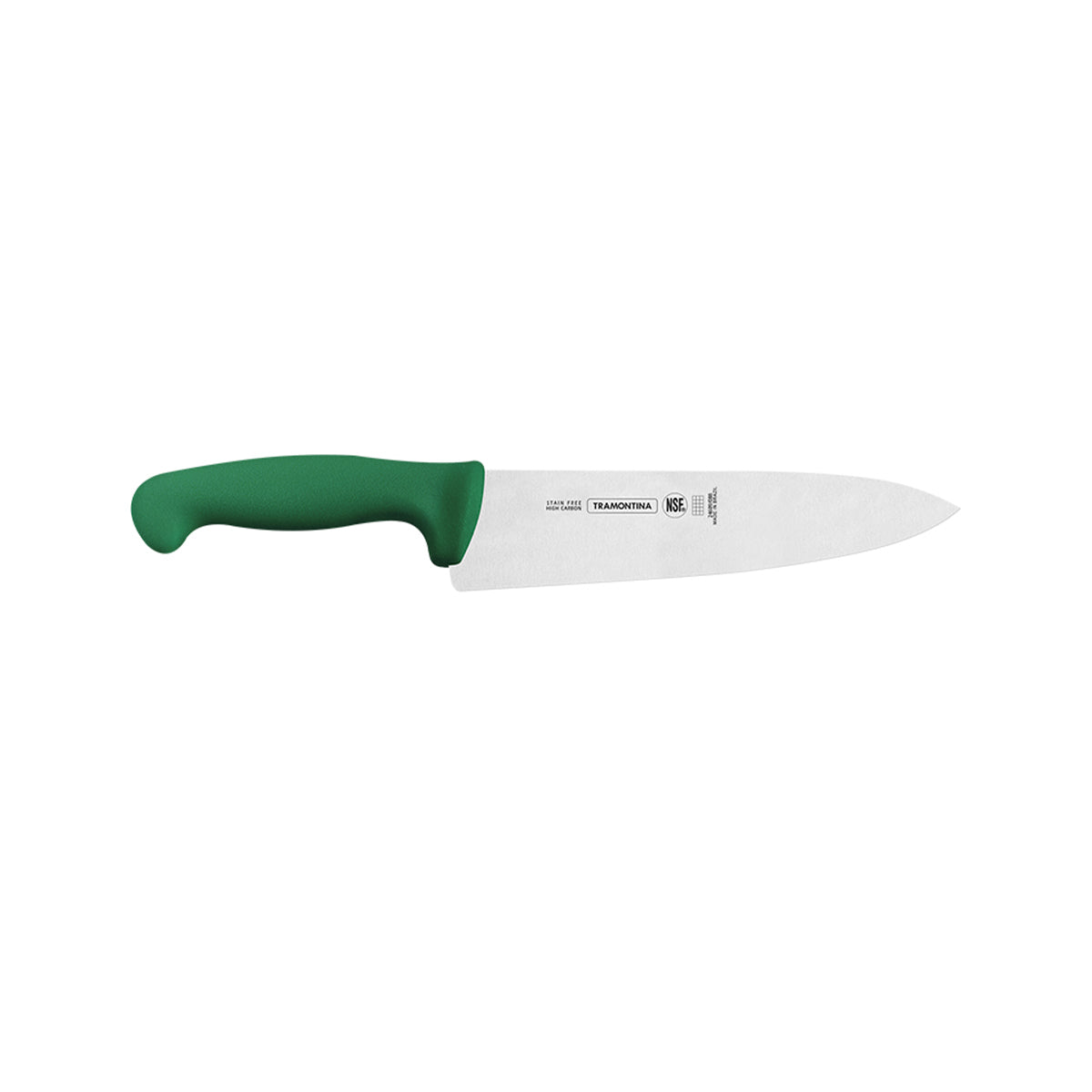 Cuchillo Chef de 8 Pulgadas con Mango de Polipropileno Verde