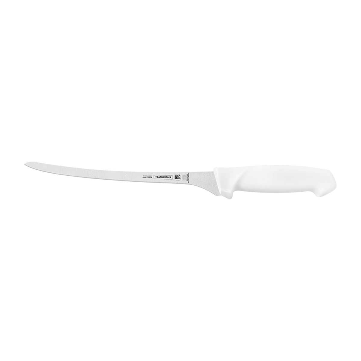 Cuchillo Filetero de 8 Pulgadas con Mango de Color Blanco