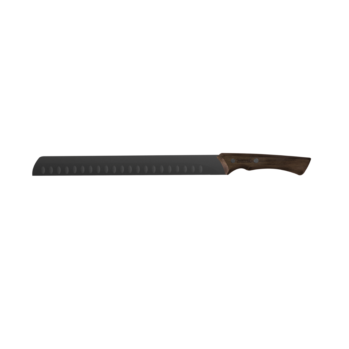 Cuchillo para Jamón Churrasco Negro de Acero Inoxidable 30.4 cm 