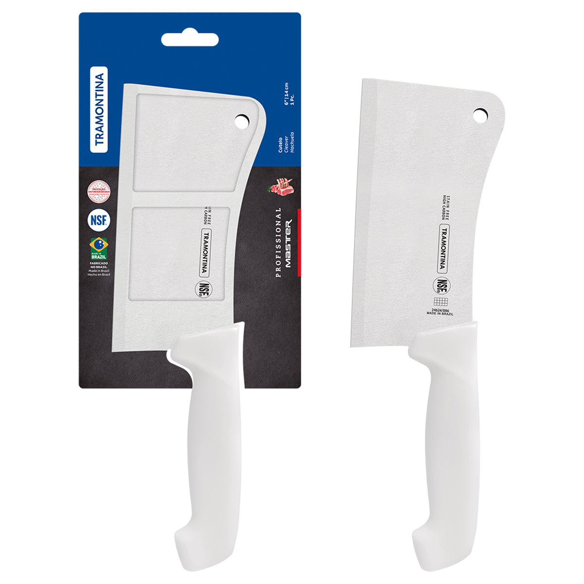 Cuchillo Tipo Hacha Carnicero de 6 Pulgadas