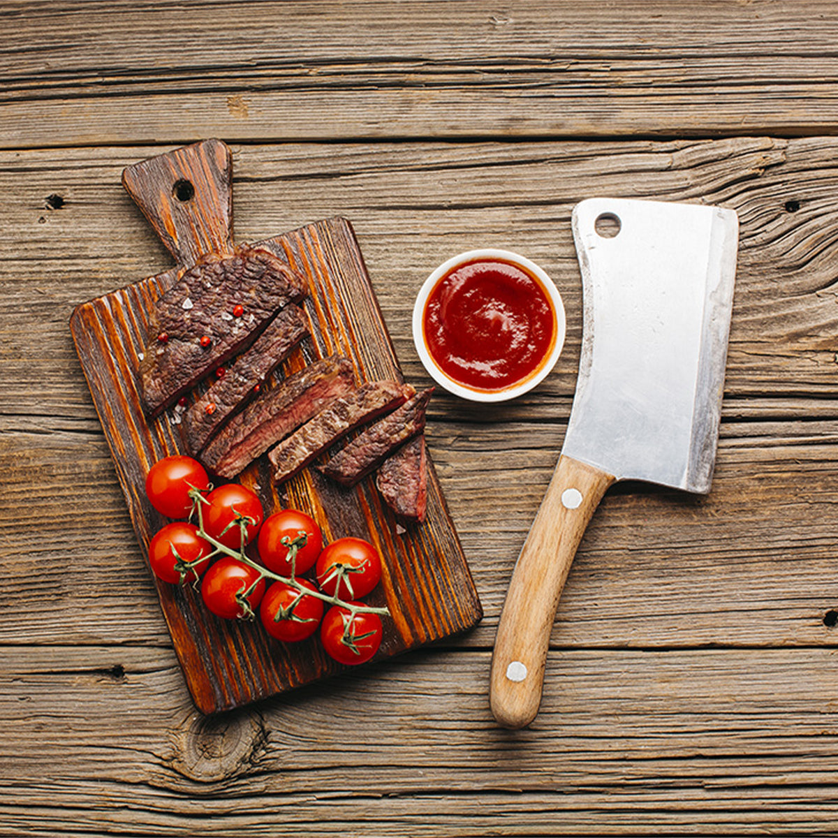 Cuchillo Tipo Hacha Carnicero de 6 Pulgadas