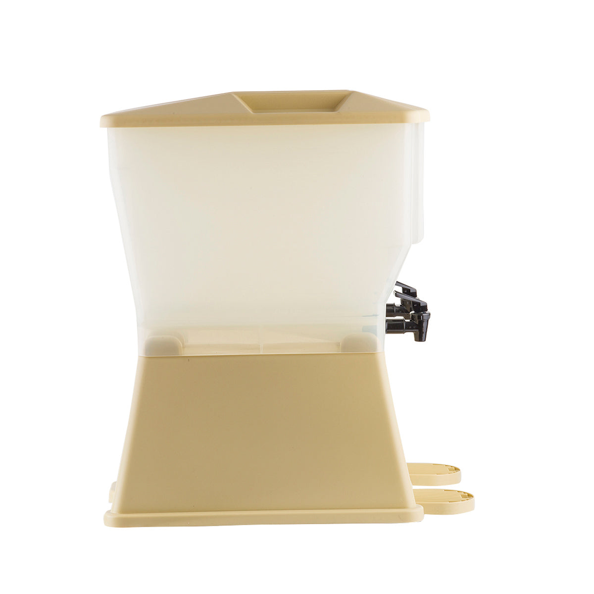 Despachador de Bebida Doble de 3 galones Tina Beige