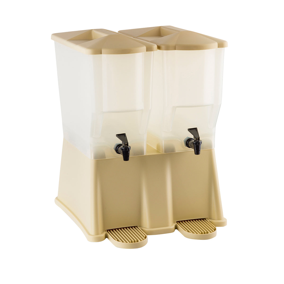 Despachador de Bebida Doble de 3 galones Tina Beige