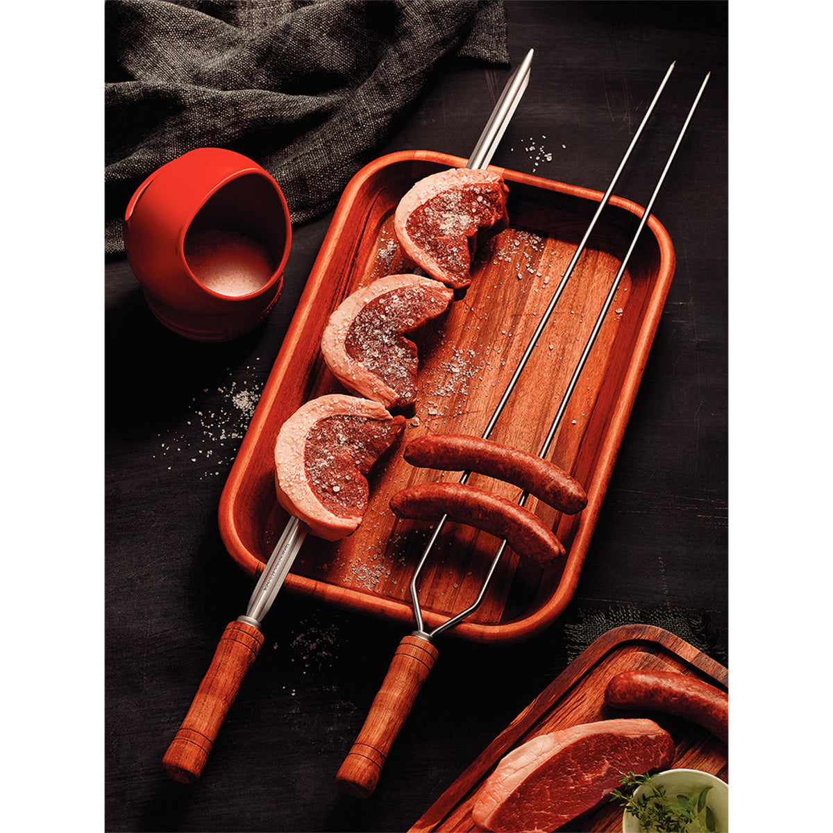 Espada Pincho de Acero Inoxidable de 95 cm para Brocheta