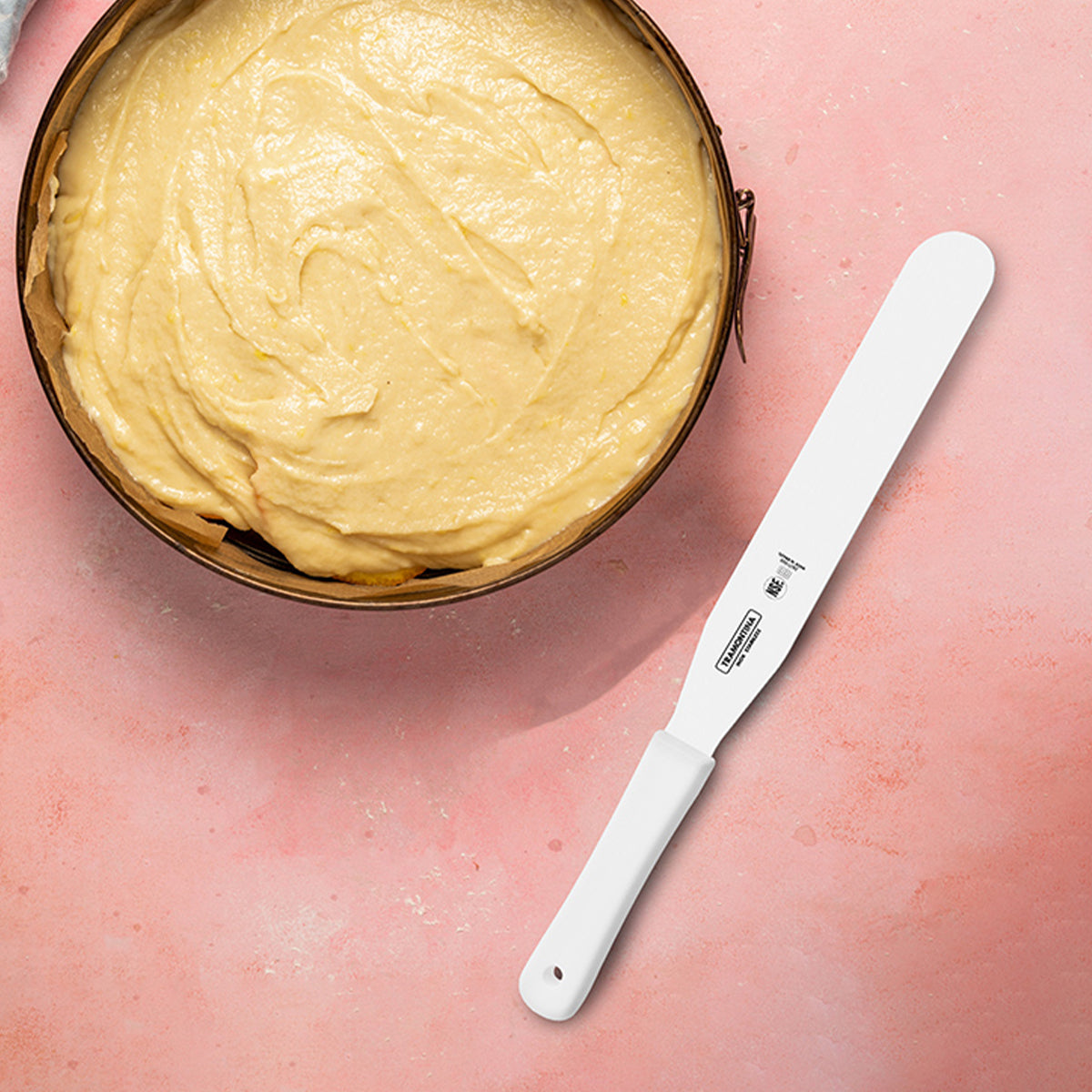 Espátula Repostera de 25 cm Recta con Microban