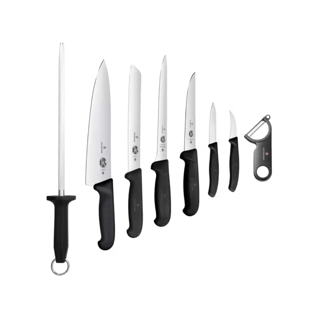Estuche Negro para Chef con 9 Piezas Diversas
