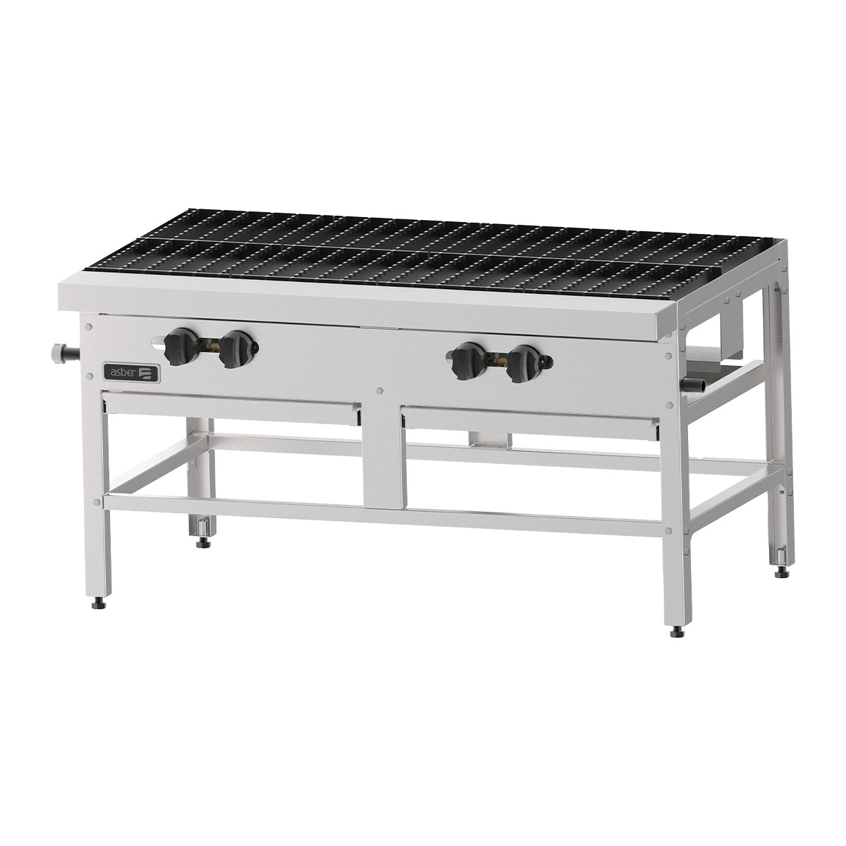 Estufón Doble 4 Quemadores 114 x 69 x 61 cm de Gas LP